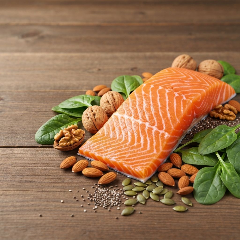 Hero background with natural nutrients